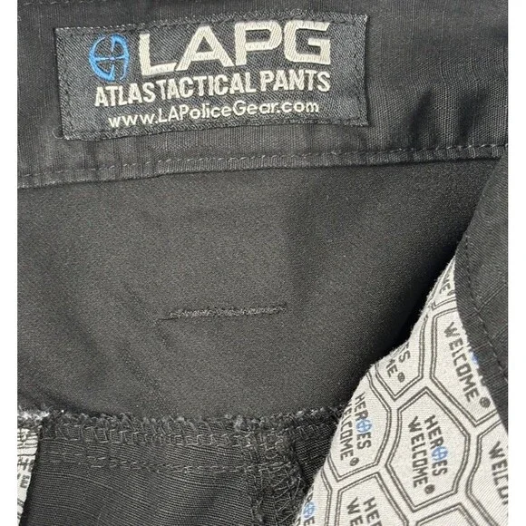 LAPG Atlas Men's Tactical Cargo Pants 44X30 Black - Picture 4 of 8